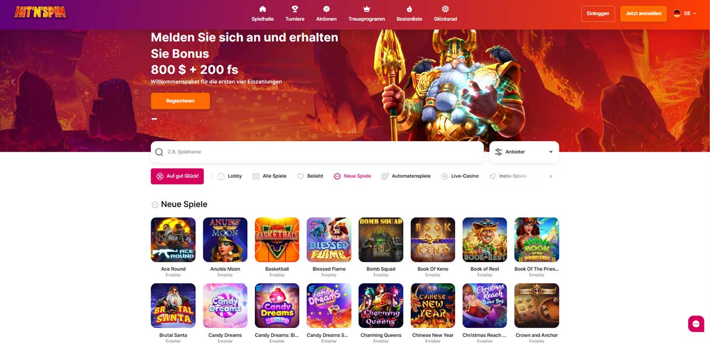 Hit n Spin Casino