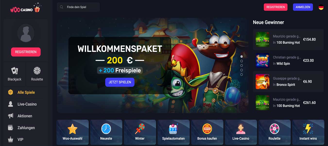 woo casino bewertung